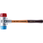 Maillets simplex, avec boîtier en aluminium et manche en bois, ø 50, tpe souple / plastique