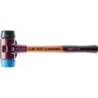 Maillets simplex, avec boîtier en fonte malléable et manche en bois, ø 30, caoutchouc chargé / tpe souple