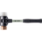 Maillets simplex, avec boîtier en fonte malléable renforcée et manche en fibre de verre, ø 30, cuivre / superplastique