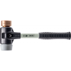 Maillets simplex, avec boîtier en fonte malléable renforcée et manche en fibre de verre, ø 30, tpe moyen / cuivre