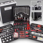 Mallette XXL avec 399 outils valise à roulettes coffret bricolage