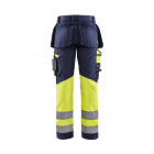 Pantalon stretch haute-visibilité coton avec poches flottantes 17941370 - Couleur et taille au choix