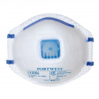 Masque respiratoire ergonomique à valve portwest ffp2 (boite de 10 masques)