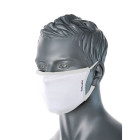 Masque réutilisable tissu antimicrobien 3 couches portwest (boite de 25)