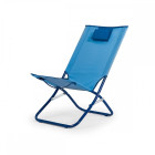 Maui extra 2 transats chaises pliables parasol jardin plage       bleu