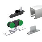 1 Garniture + rail en 2.40M MA40-240 Porte de 40 KG 