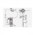 Mécanisme à câble quick fit et robinet flotteur jollyfill 10720819