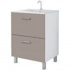 Mennza meuble de salle de bain daia - Couleur et dimension du meuble au choix