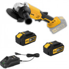 Meuleuse d'angle 20v vitopower + 2 batteries 2.0 ah + chargeur rapide