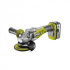 Meuleuse d'angle ryobi 18v lithiumplus oneplus brushless - 1 batterie 4,0 ah - 1 chargeur rapide - r18ag7-140s