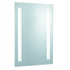 Miroir lumineux salle de bain, verre miroir, prise rasoir