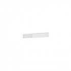 Moulure dlplus 32x125mm 2 compartiments longueur 21m  blanc