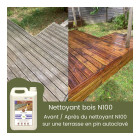 Nettoyant pour bois N100 - Terrasse et meuble en bois AnovaBois - Conditionnement au choix