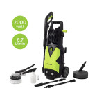Nettoyeur à haute pression SCHTER avec lance turbo et brosses         2000 W - 150 bar