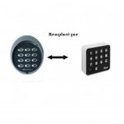 Digicodeur sans fil clavier à code radio compatible série flor 2 canaux NICE