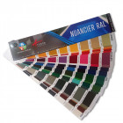 Nuancier ral - palette peinture - coloris peinture - format papier - 21cm x4cm - arcane industries