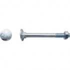Boulon tête ronde collé carré (TRCC) Zingué Blanc - 16 x 180 mm - Boite de 10 - LENNIE - BTRCC1618002B