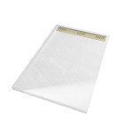 Receveur en acrylique blanc effet pierre 90x140x5 cm + grilles linéaires chrome et or brossé Aurlane - PACR225