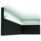 Pack de 4 mètres profil au design compact et anguleux pour éclairage led cx189 - 200x2,7x2,7