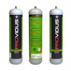 Pack de 3 bouteille argon + co2 - 60 bars jetable - contenance 60l 950cc- bouteille de gaz pour soudage semi automatique