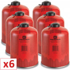 Pack de 6 cartouche gaz 460g butane propane mix kemper bouteille de gaz à valve 7/16 bonbonne camping en 417