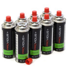 Pack de 8 cartouches gaz providus 230g butane mix bouteille de gaz un2037 bonbonne pour réchauds et désherbeurs thermiques