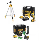 Pack plaquiste DEWALT DCF620D2K-QW + DCE089D1G-QW + DE0733-XJ - PACKPLAQUISTE