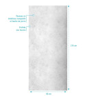 Panneau mural Pierre Finition Light Grey - STONE’IT LIGHT GREY Aurlane - Dimensions au choix