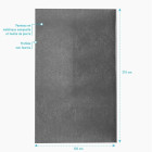 Panneau Mural Pierre Finition Silver Grey 120 x 210 cm - STONE’IT SILVER GREY Aurlane - FAC334