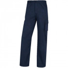 Pantalon 100 % coton paliga coloris bleu foncé taille s