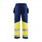 Pantalon artisan poches flottantes haute visibilité blaklader +stretch - Couleur au choix