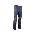 Pantalon bicolore stretch poches genouillères - LMA - 1822 HERCULE -50