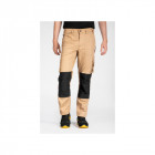 Pantalon de travail normé rica lewis - homme - taille 44 - multi poches - coupe droite - beige - mobilon