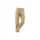 Pantalon de travail rica lewis - homme - taille 40 - multi poches - coupe charpentier - stretch - beige - carp