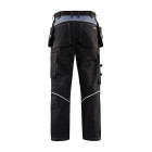 Pantalon artisan retardant flamme avec poches flottantes Noir/Gris-Clair 14611516 - Taille au choix