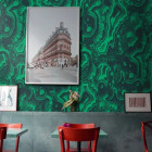 Papier peint en malachite vert - MALACHITE++