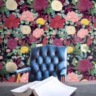 Papier peint floral botanique - CREATIVERED