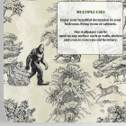Papier peint Mystique Bigfoot toile de Jouy - BIGFOOT TOILE++