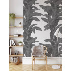 Papier peint palmier exotique noir - BLACK PALM++