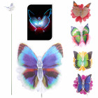 Papillon lumineux à couleur changeante