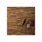 Parement bois teck naturel 0,57m²