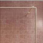 Paroi de douche 90x200cm - Verre anticalcaire - Encadrement Ultra-Fin - Finition Or Brossé - LEA Aurlane - FAC1122