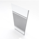 Paroi de douche à l’italienne FREEDOM 2 MIROIR 80 - 80x200cm Verre transparent 8mm Aurlane - FAC233