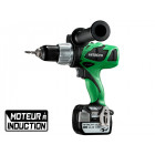 Perceuse visseuse à percussion 13 mm 14,4 V - 3  Ah Li-Ion HITACHi DV14DBL