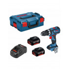 Perceuse-visseuse bosch gsr 18v-60 c (2 x 5,0 ah gal1880cv l-boxx 136)