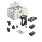 Perceuse-visseuse festool c 18 hpc 4,0 i-set (2 x 4,0 ah hpc-asi tcl 6 systainer sys3 df m 187 accessoires)