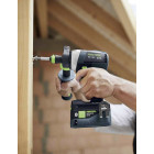 Perceuse-visseuse festool quadrive tdc 18/4 i-set (1x4,0ah hpc-asi 1x5,0ah asi tcl6 systainer sys3 df m187accessoires)