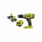 Perceuse visseuse ryobi oneplus 18v - 2 batterie 2,0 ah - 1 chargeur - r18ddp2-220s