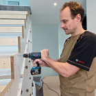 Perceuse visseuse sans fil bosch gsb-18v 60c+ 2 batteries li-ion 4,0 ah + chargeur rapide 60 nm max mandrin 13 mm coffret bosch