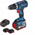 Perceuse visseuse sans fil bosch gsb-18v 60c+ 2 batteries li-ion 6,0 ah + chargeur rapide 60 nm max mandrin 13 mm coffret bosch
